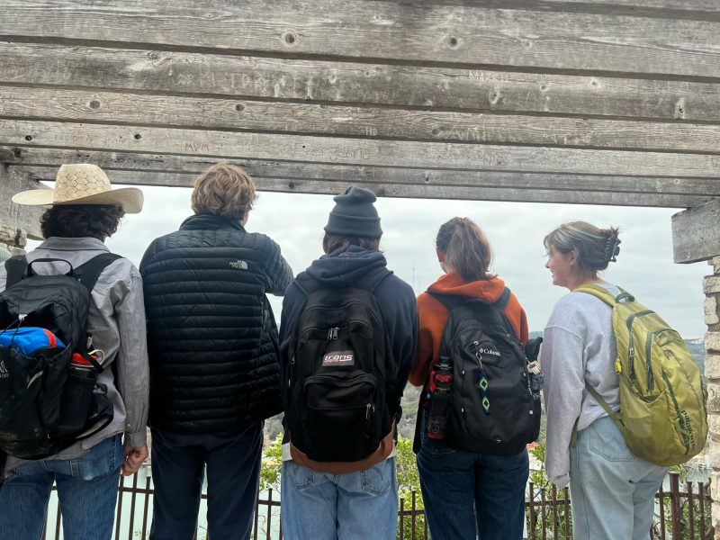 Img 0514 Students Taking In The View At Mount Bonnell