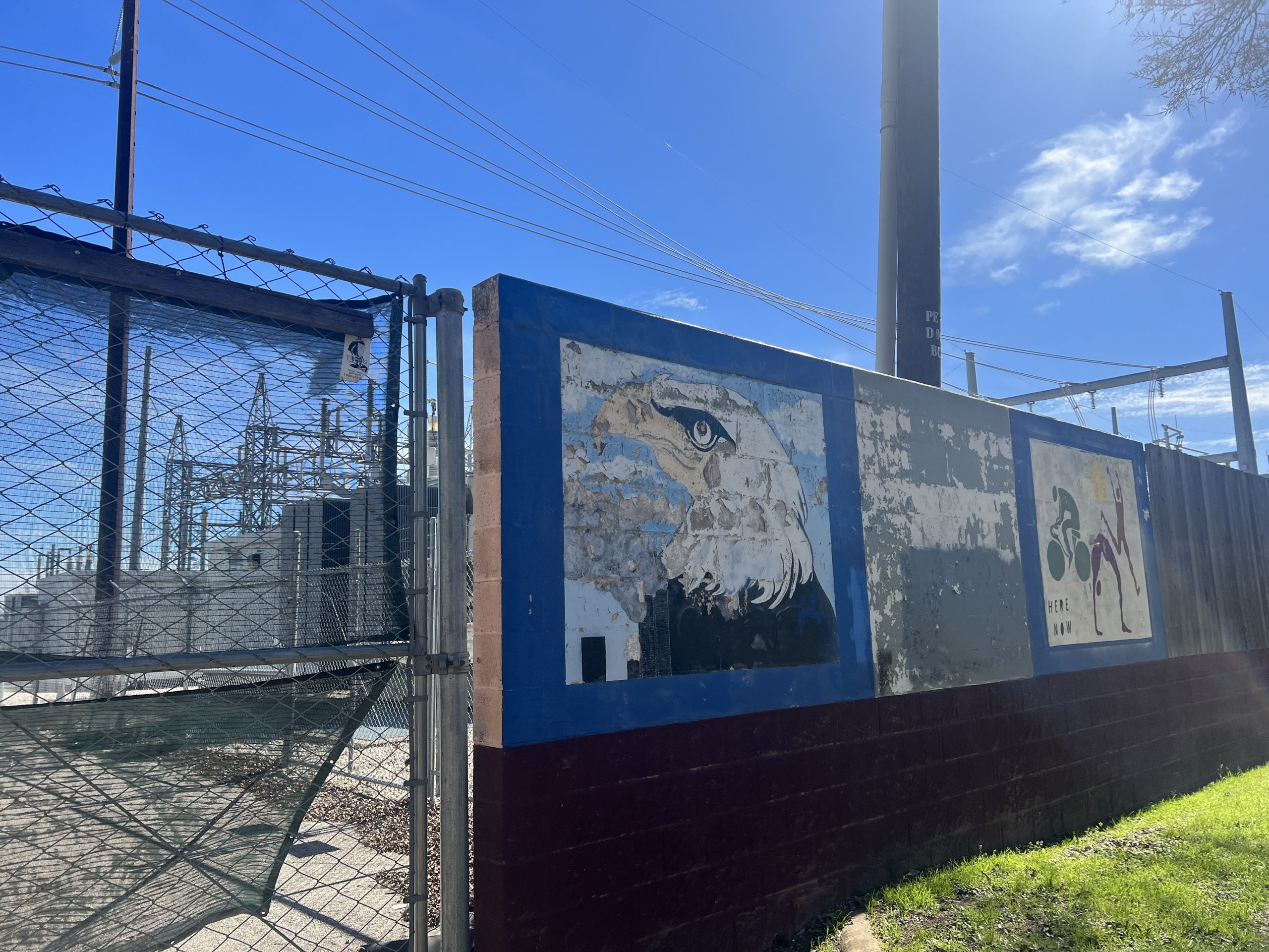 Img 0683 Image Of The New Power Plant, Along With A Painted Mural