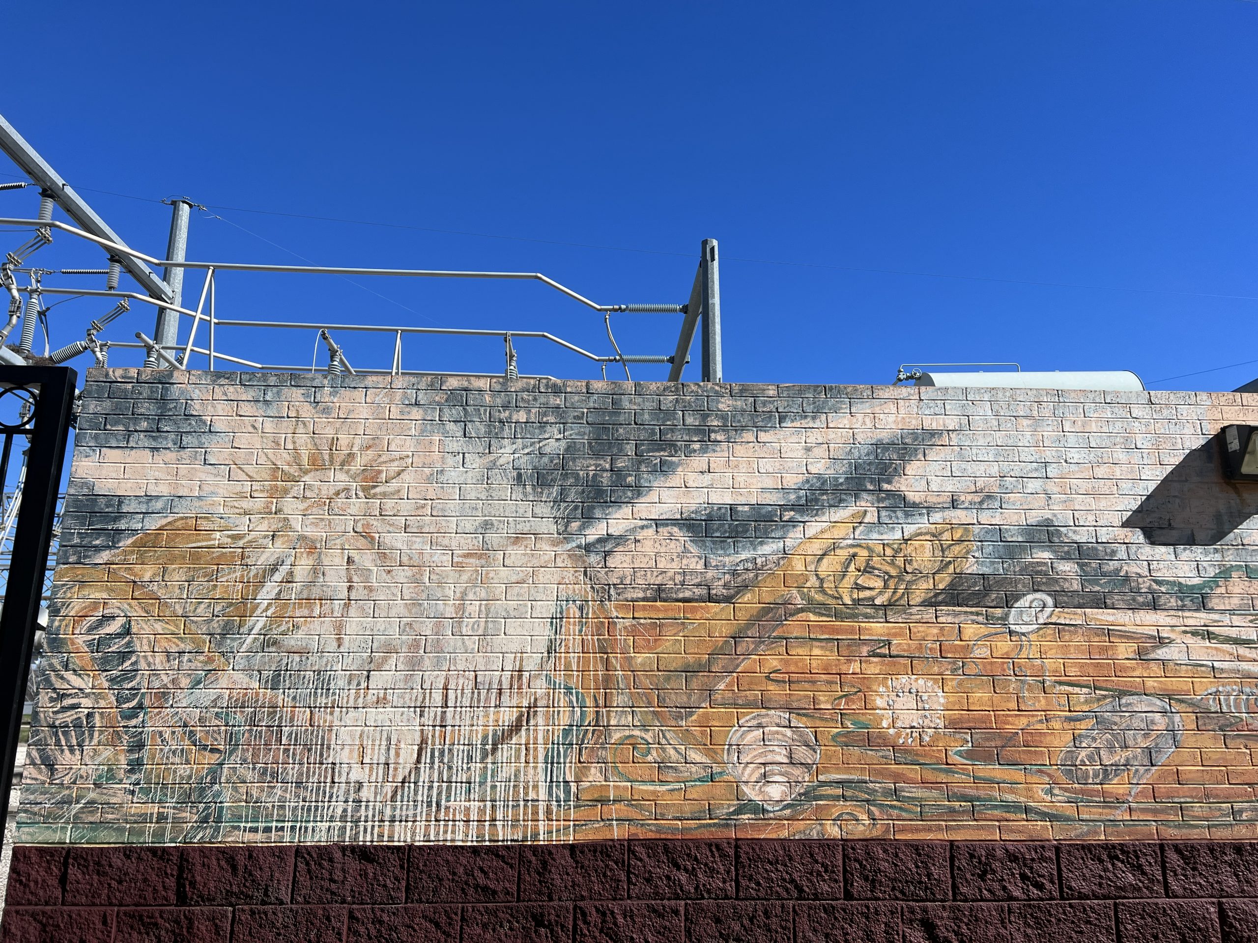 Img 0697 A Mural At The Sight Of The Holly Street Power Plant On The Sound Mitigation Wall