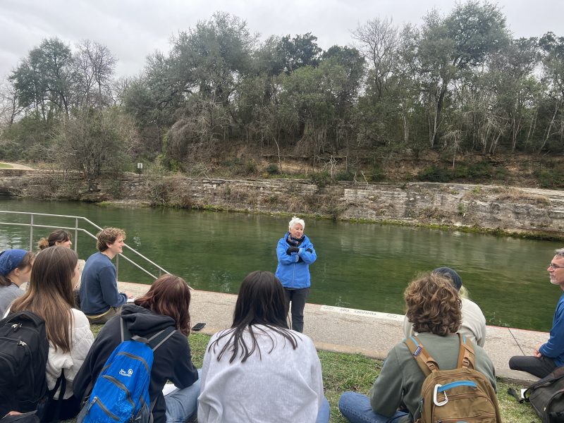 Img 0849.jpg Guest Speaker Brigid Shea Tells Her Story Of Sos And How They Fought To Save Barton Springs